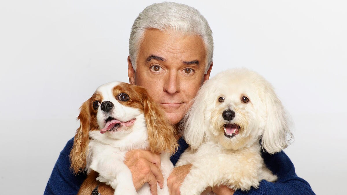 John O'Hurley with his two dogs
